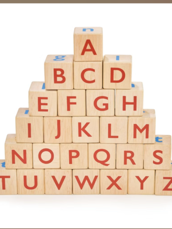 Mentari Alphabet Spelling Blocks